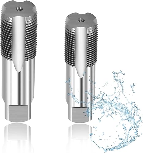 2 Stück Rohrgewindebohrer Set, Gewindeschneider 1/2 zoll, 3/4 zoll Innengewinde, Einschnittgewindebohrer, Reparatur von Rohrgewindeverbindungen, für Autoreparatur und Industrie - Cheap-Us
