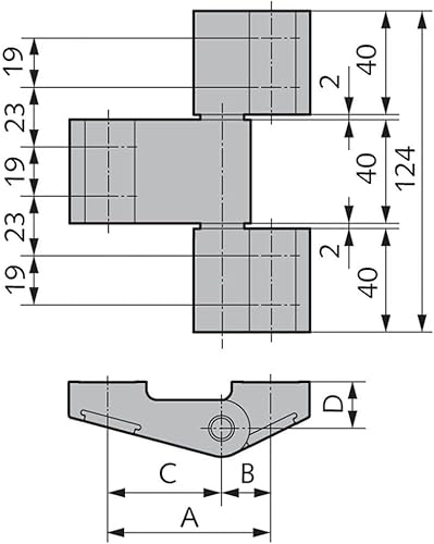 stahl-design-tebart WSS Aluminium-Türband, 3-teilig - 04.252.1863.255 - Artikelnummer: 042521863255 - Cheap-Us