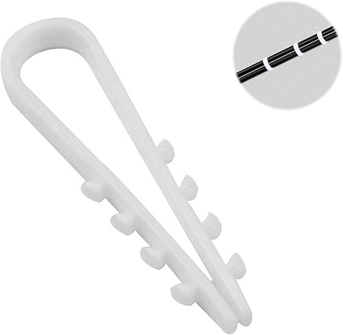 WPPQWP Schlaufendübel, 100 Stück 3-13mm Steckschlaufe Kabelschellen für Kabelbefestigung - Cheap-Us