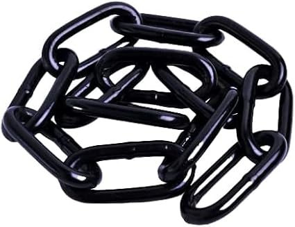 Marwotec 5 Meter Schwarz lackierte Kette 5,0 mm Rundstahlkette Ø 5mm Stahlkette geschweißt - Stahl -Schwarz beschichtet - Ø 5mm Ideal für den Außeneinsatz von Marwotec aus Deutschland - Cheap-Us