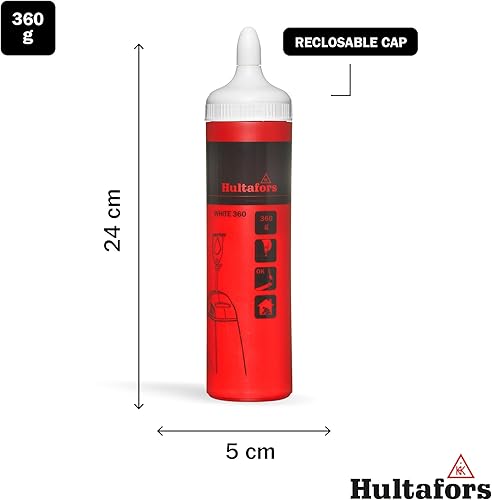 Hultafors Schlagschnurkreide Rot 360g I I Für Innen- & Außenbereiche I Erzeugt präzise & langlebige Linien I Intensive Farbe dank hohem Anteil an Farbpigmenten I 652433 - Cheap-Us