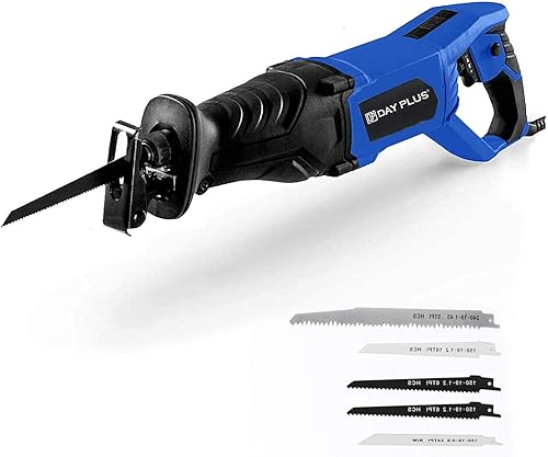 Säbelsäge 900W Elektrischer Säbelsäge mit Säbelsägeblatt 5 Stück, Professional Reciprosäge 2800RPM Stichsäge für Holz Metall - Cheap-Us