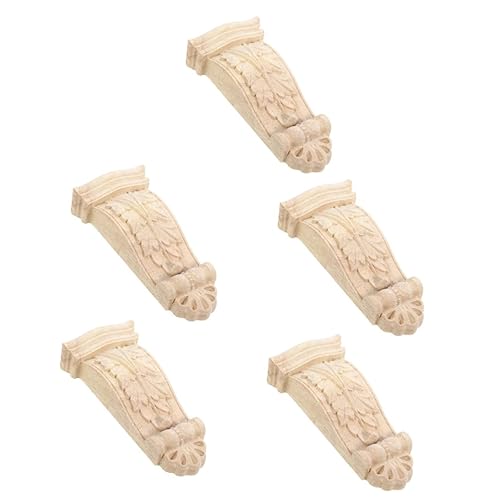 jojofuny 5 Stück Einzigartige Deckenkonsolen Dekorative Holzkonsolen Im Europäischen Stil Wohnkultur Für Die Wandmontage Und Verzierung - Cheap-Us