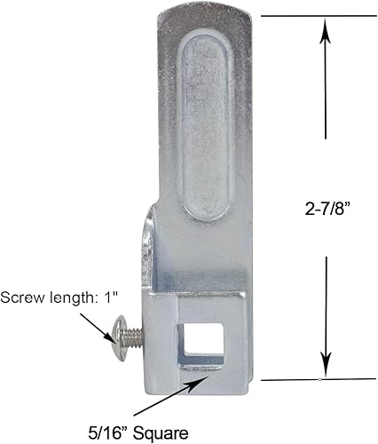 QZATTCAEN Passendes Set T-Griff-Schloss, LKW-Kappenaufsatz, Camper-Shell, T-Griff, gleichschließend, schwarzer T-Griff-Schloss-Set für LKW-Garagentor (links und rechts) - Cheap-Us