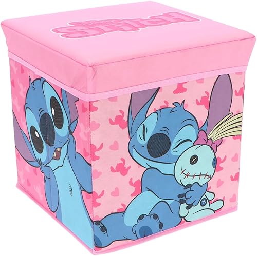 Lilo & Stitch Opbergbox / Stoel - Rosa - Cartoon - Casual - Zusammenklappbar, Leicht, Tragbar - Lagerbox - Cheap-Us