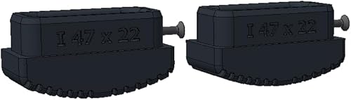 2x Leiterfüsse Ersatzfüße Für Leiter Innenschuhe In Vielen Größen Bzw. Holmabmessungen Erhältlich Aus TPU inkl. Bohrschraube Innenschuh für Sprossen- und Stufenleitern (50x20) - Cheap-Us