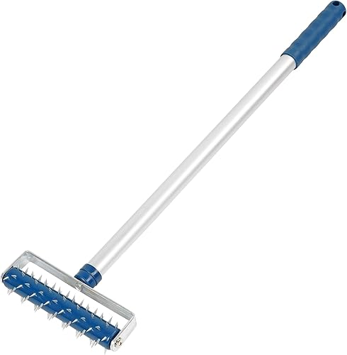 Tapeten Stachelwalze 150 x 500 mm mit Teleskopstiel Nagelroller Igelwalze Tapetenigel Tapetenschaber Tapeten entferner tapetenlöser Perforieren Tapeten Stachelroller entlüftungswalze - Cheap-Us