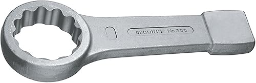 GEDORE Schlag-Ringschlüssel 22 mm, Hochpräzise Schlüsselweite, Robust für Industrie & Handwerk, Made in Germany - 22mm - Cheap-Us