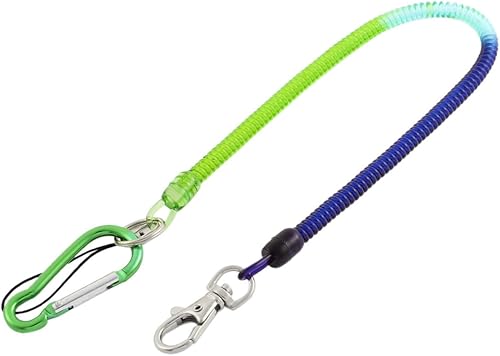 sourcing map Sicherheitsseil Flexibel dehnbar Spulen Schnur elastisches Seil Frühling Telefon Schlüsselband - Cheap-Us