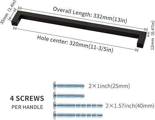 LONTAN 2 Stück Griffe für Küchenschränke Schwarz Möbelgriffe 128mm lochabstand Griffe Schwarz Schrankgriffe Küchengriffe Schwarz Griffe Möbel Edelstahl Schubladengriffe - Cheap-Us