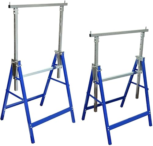 vidaXL 2x Gerüstbock Höhenverstellbar 200kg Unterstellbock Klappbock Stützöcke - Cheap-Us