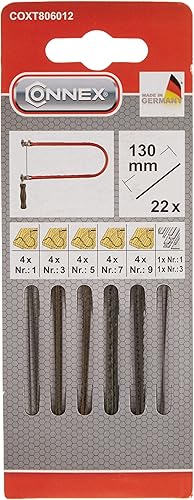 Connex Laubsägeblatt Holz/Metall Taifun, 22 Stück, COXT806012 - Cheap-Us