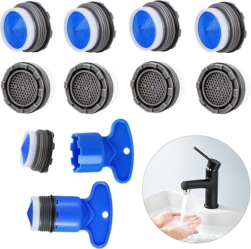 WasserhahnLuftsprudler M22, 10 Stück Perlatoren für Wasserhähne M21,2 Perlatoren für Wasserhähne, Wasserhahn Sieb, Strahlregler Wasserhahn, Schäumt Schnell und Spart Wasser, für Wasserhähne - Cheap-Us