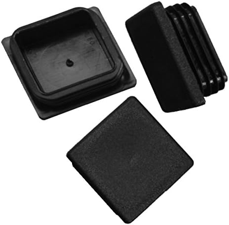10 x Lamellenstopfen Vierkantrohrstopfen 50 x 50 mm (Außen) Stopfen SCHWARZ - Cheap-Us