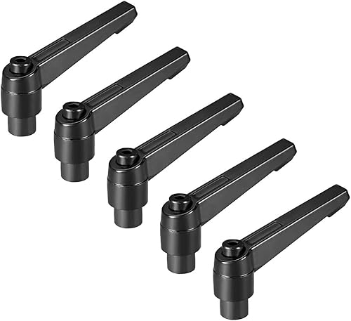 sourcing map 5Stk M8-Griff verstellbare Klemmhebel Gewinde Klinke Buchse Stiftschraube - Cheap-Us