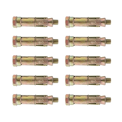 10 Stück Schwerlastanker M8 x 60 mm Keilanker Bolzenanker Ankerbolzen für Beton Schwerlast, Expansion Schraube Dehnschraube expansionsschraube für Beton Schwerlast DIY Fassaden Schwerlastduebel - Cheap-Us