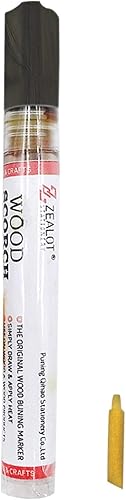 Scorch Stift Marker, Brandmalerei Marker Holzbrennstift für DIY Holzmalerei, Ersetzen Sie Holzbrenneisen Werkzeug, Einfach und Sicher - Cheap-Us