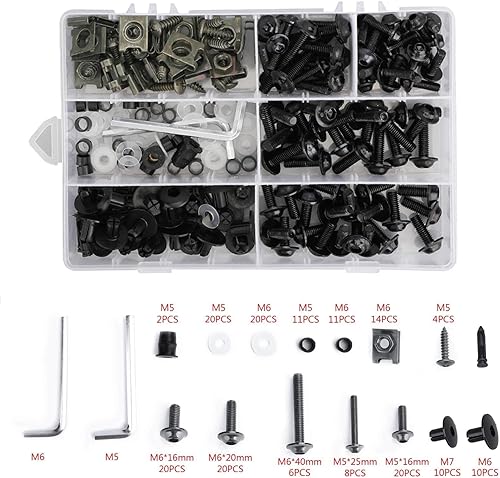 HZBHD Schraubensatz Schraubensatz Für Motorrad-Windschutzscheibenschrauben Für Ducati 999 R 999 S Iavel Carbon GT1000 Sport Classic Verkleidungsschraubensatz Windschutzscheibenbolzen(Gold) - Cheap-Us