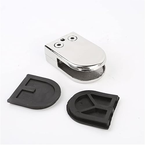 Edelstahl 304 Glasbefestigungsklammer - Bohrungsfreie Fischmaul-Klemme für Treppengeländer, Unsichtbare Halterung für Glaspaneele (4er Set) (XL: 15-20MM) - Cheap-Us