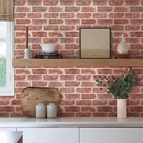 COMSTICKC 3D Wandpaneele Selbstklebend,10 Stück Wandverkleidung Selbstklebend Steinoptik Backstein 3D PVC Wandpaneele,30x30 cm,3D Wall Panel für Innenwanddekoration - Cheap-Us