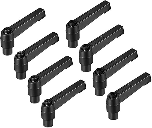 sourcing map 8Stk M6 Griff verstellbare Klemmhebel Gewinde Klinke Buchse Stiftschraube - Cheap-Us