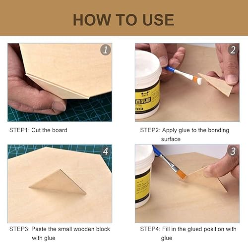 PJCFTCWKJ 10 Stück A3 Sperrholzplatte 420 x 297 x3 mm (+/- 0,5), Laserfähig Linden Sperrholz-Zuschnitte, Brandmalerei, Laserschnitt, CNC Router, Durchbrochenes, Hohlgravuren - Cheap-Us