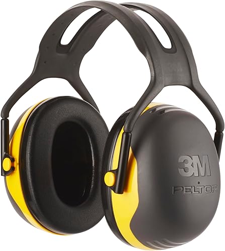 3M Peltor X2AC1 X2 Earmuff; Ear Defender, Hearing Protection against noise levels in the range of 94-105 dB (SNR: 31dB) e.g. power tools, Pack of 1, Black/Yellow, Adult - Standard - Cheap-Us