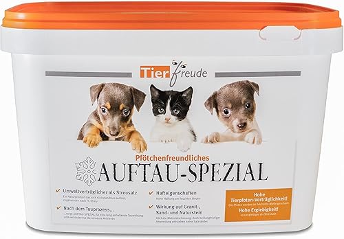Tierfreude - Pfotenfreundliches Auftau-Spezial als Alternative zu Streusalz im 10kg Eimer - Cheap-Us