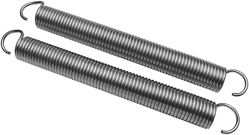 2x Universal Garagentor Feder 98kp / 118kp Garagentorfedern Garage Zugfeder Paar (Eisen verzinkt, 6x50x480) - Cheap-Us