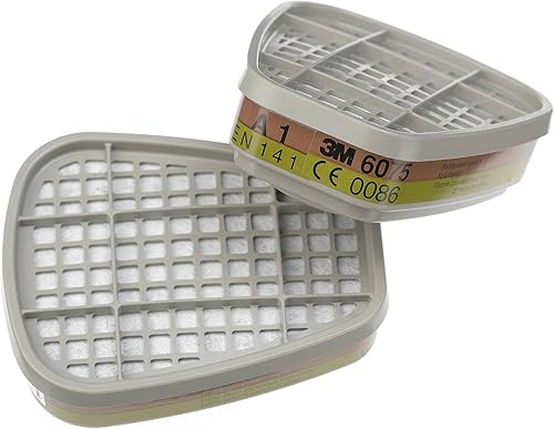 3M 6075, A1 Filter, gegen organische/anorganische und saure Gase/Dämpfe (8-er Pack) - Cheap-Us