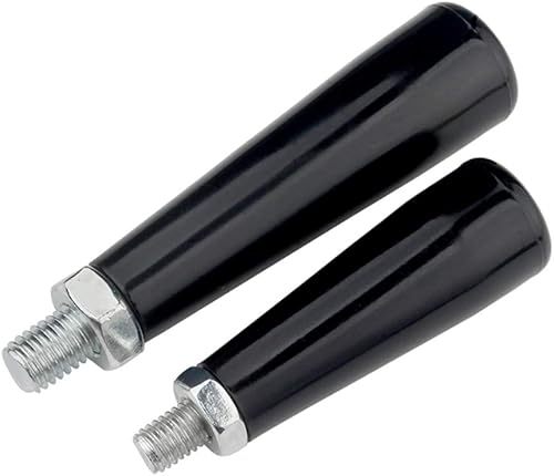 Yudesun Eisenwaren Zubehör Schwarz Drehgriff Handkurbel - M8 M10 Kunststoff Drehgriff Kurbelgriff Handrad Klemmung Griffe Knöpfe 2 Stück - Cheap-Us