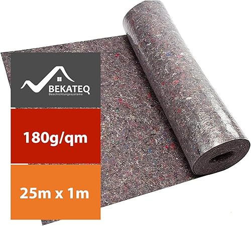 Abdeckvlies Renoviervlies 25m Malervlies, Schutzvlies Abdeckung von Möbel & Schutz beim Streichen, Tapezieren - selbsthaftend, wasserdicht, Anti-Rutsch, saugstark, mehrfach verwendbar - BEKATEQ BE-23W - Cheap-Us