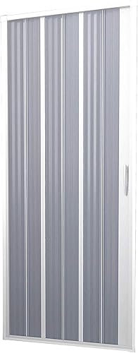 FORTE BXF121001 Duschwand Flex 100 x 185 cm PVC, Weiß, 100-80 CM - Cheap-Us