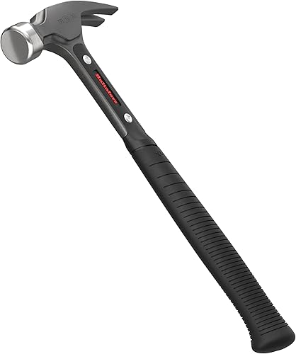 Zimmermannshammer 740g von Hultafors I Designet für optimale Kraftübertragung I Profi-Stahlhammer mit schwingungsdämpfendem Urethan-Einsatz I Aus einem Stück geschmiedet I 820220 - Cheap-Us