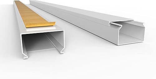 SCOS Smartcosat SCOSKK72 20 m Kabelkanal (L x B x H 2000 x 40 x 25 mm, PVC, Kabelleiste, Selbstklebend) weiß - Cheap-Us