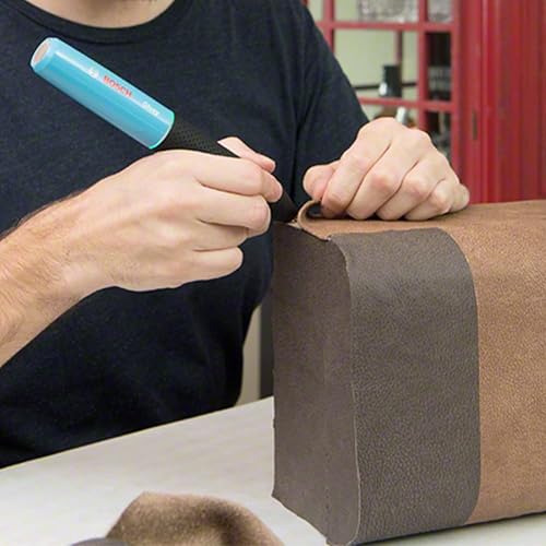 Bosch Akku Heißklebestift Gluey Smoky Grey (mit 20 Klebesticks, im Karton) grau + Bosch 2608002004 Mini Sticks 70tlg. (Transparente Klebesticks, Zubehör für Heißklebestift Gluey) - Cheap-Us