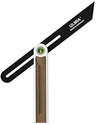 Ulmia 504-330 Präzisions-Schmiege Alu-Line (bewegliche Stahlschiene; Arretierung der beliebigen Winkellagen durch Flügelmutter, Spezial-Unterlagscheibe; 330 mm; 0,43 kg) - Cheap-Us