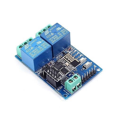DollaTek 5V ESP8266 ESP-01 2-Kanal-WiFi-Relaismodul 2-Kanal-Relaismodul für IOT Smart Home Phone APP-Controller (mit ESP8266) - Cheap-Us