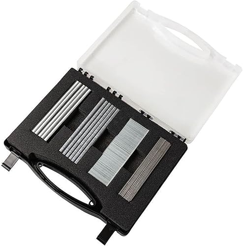 Scheppach Tackerklammern Set | Klammern und Nägel Koffer | passend für alle Druckluft Kompressoren - Cheap-Us