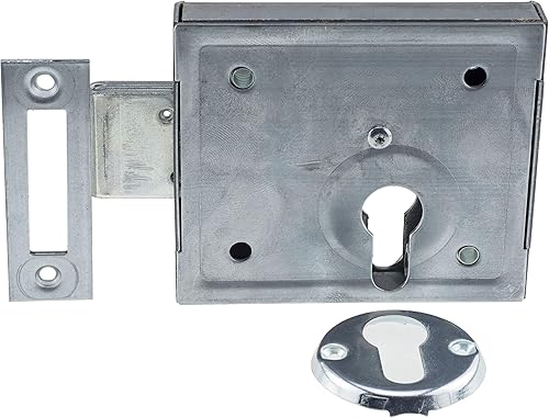 Kellerriegelschloss Aufschraubschloss mit Buntbartschlüssel 150 B Dornmaß 60 - Cheap-Us