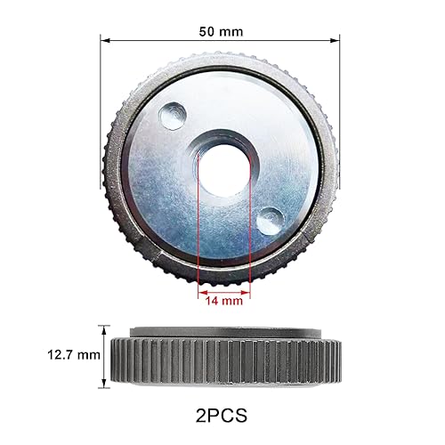 3 Stück Schnellspannmutter für Winkelschleifer M14 mit Hebel,Spannmutter für alle Winkelschleifer,Winkelschleifer Schnellspannmutter,Angle Grinder Flange Nut,Schleifscheibenwechsel ohne Werkzeug - Cheap-Us