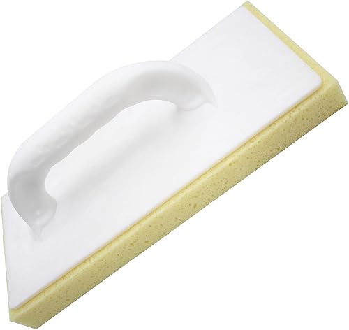 Karl Dahm Hydro-Schwammbrett, gerastert, 31 x 14 cm I Schwammbrett Hydro mit versetztem Griff zum perfekten Abwaschen von Fugen I Leichtes Fliesen verfugen mit professionellem Fliesen-Werkzeug – 11756 - Cheap-Us