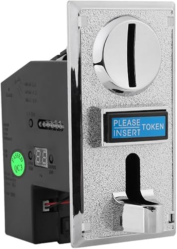 Akozon Münzprüfer 6 Arten Münzen Selector Akzeptor Validator Multi-Münzeinwurf Coins Geldspieler Münz-Collector für Automaten Arcade-Spiel,Münztelefon,Münzwaschmaschinen und Münz-Spielzeugautos - Cheap-Us