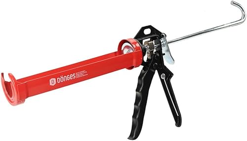 Dönges Profi Kartuschenpresse 310 ml mit hoher 23:1 Hebelübersetzung | Kartuschenpistole für gängige Kleb & Dichstoffkartuschen | Silikonspritze, Handkartuschenpistole, Klebstoffkartuschen - Cheap-Us