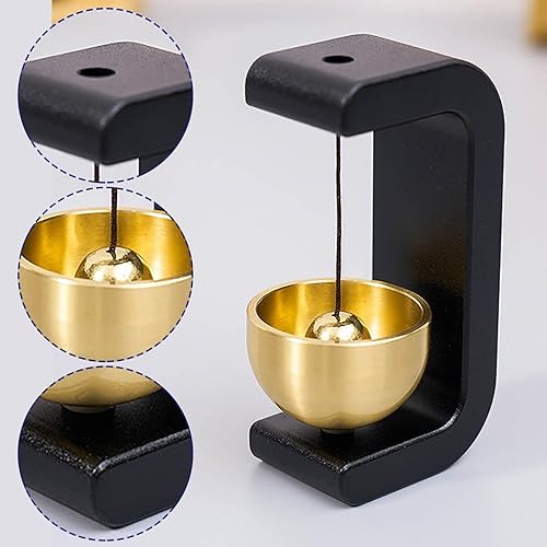 Magnetisches Türglocke Ohne Bohren, C-FöRmiges Windspiel, Ladenbesitzer Glocke Zum öFfnen von Türen, Magnetische Türklingel Holz Türklingel, Glocke Zum AufhäNgen füR Garten Veranda Zuhause (Weiß) - Cheap-Us