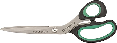 STAHLWILLE 13155 Allzweckschere | Scherenblätter aus Edelstahl, titanveredelt | Schere für dünne Bleche, Kunststoffe, Leder, Pappe - Cheap-Us