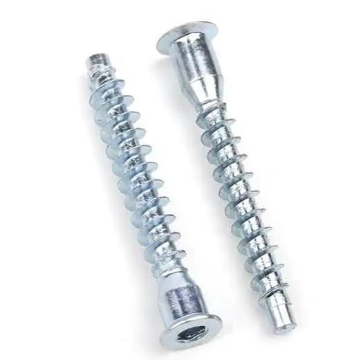 NOLDAR | CONFIRMAT Schrauben. Möbelschrauben. Verbindungsschrauben für Möbel. Holzschrauben Ø6,3 x 50 mm. (50 Stück) - Cheap-Us