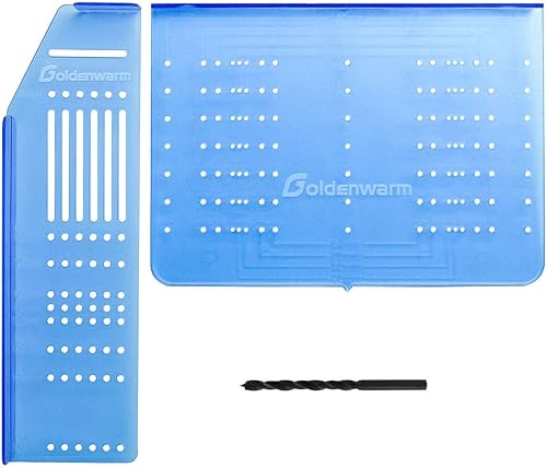 goldenwarm Griff Knöpfe Bohrschablone für Möbelgriffe Schrankgriffe Schubladen Griffe und Knöpfe Montagewerkzeug TM160 - Cheap-Us