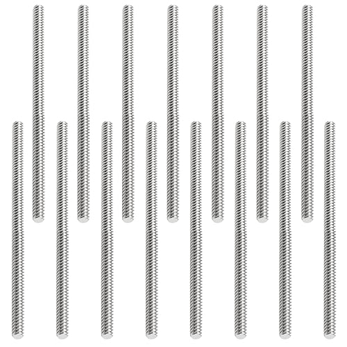 SRTSTR 15 Stück Gewindestange M6 x 100mm Gewindestange M6 Edelstahl Gewindestifte M6 Gewindestange Gewindebolzen Vollgewindestange Voll Gewindestab Gewindestifte - Cheap-Us