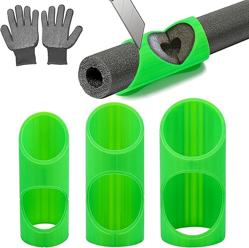 FSWWSF 3 StüCk Rohrisolierung Schablone 15 Mm 22 Mm 28 Mm Schneidhilfe FüR Rohrisolierung Haltbarkeit Gehrungslade Rohrisolierung für HäUsliche und Industrielle - Cheap-Us